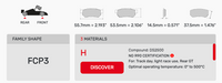 Thumbnail for Ferodo FCP0003 Brake Pads