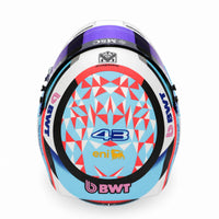 Thumbnail for bell franco colapinto 2026 alpine f1 mini helmet top view