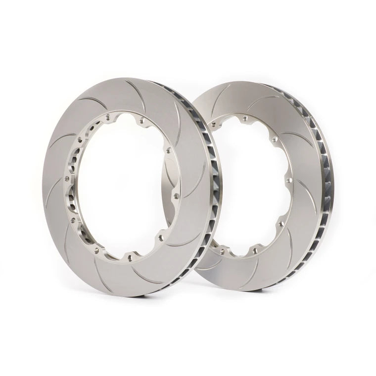 Girodisc slotted replacement iron rotor ring without an aluminum hat; manufacturer stock photograph.