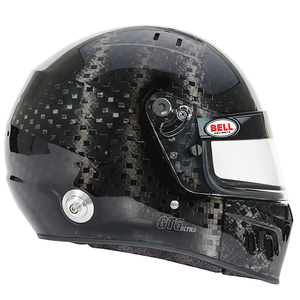 Bell GT6 ULTRA carbon fiber motorsport helmet with lightweight shell