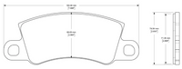 Thumbnail for Technical line drawing of a Giro Disc 4002 brake pad with dimension annotations, including a front view showing 150.00 mm width and 65.
