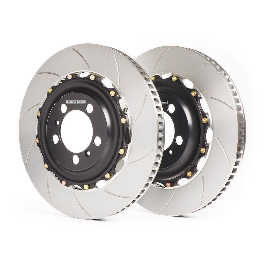 A1-022DS Girodisc 2pc Front Brake Rotors (Drilled & Slotted)