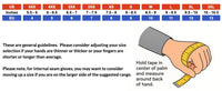 Thumbnail for Glove Size Chart for Sparco, OMP, and Sabelt