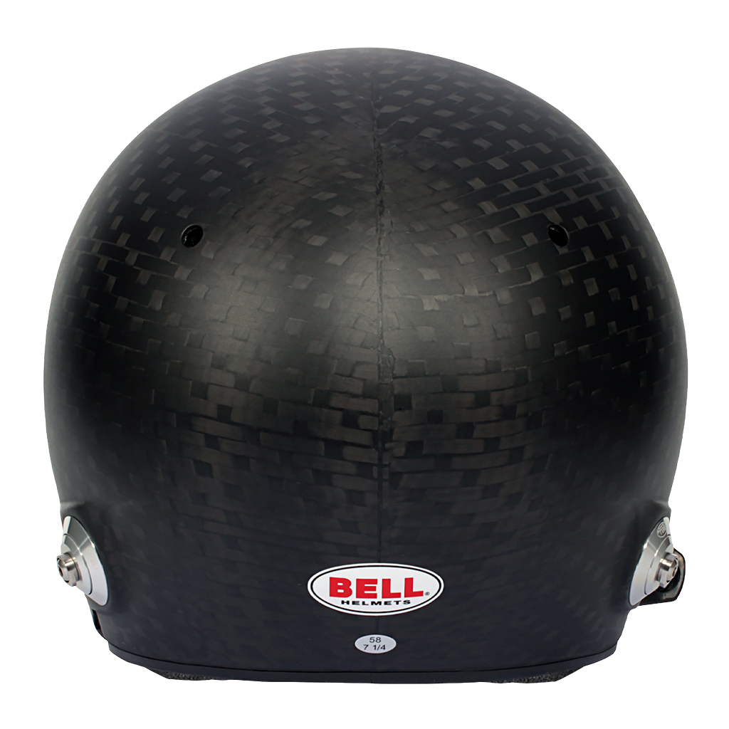 Bell HP10R WW helmet rear view highlighting sculpted shell and integrated venting