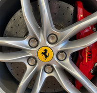 Thumbnail for Titanium lug bolts for Ferrari 458 488 California F12 sF8 812 Roma 812 Install Image