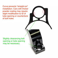 Thumbnail for Close-up of offset shoulder bracket design preventing side panel interference