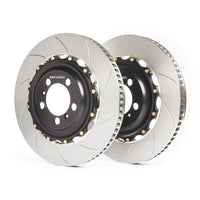 Thumbnail for Two brake rotors on a white background