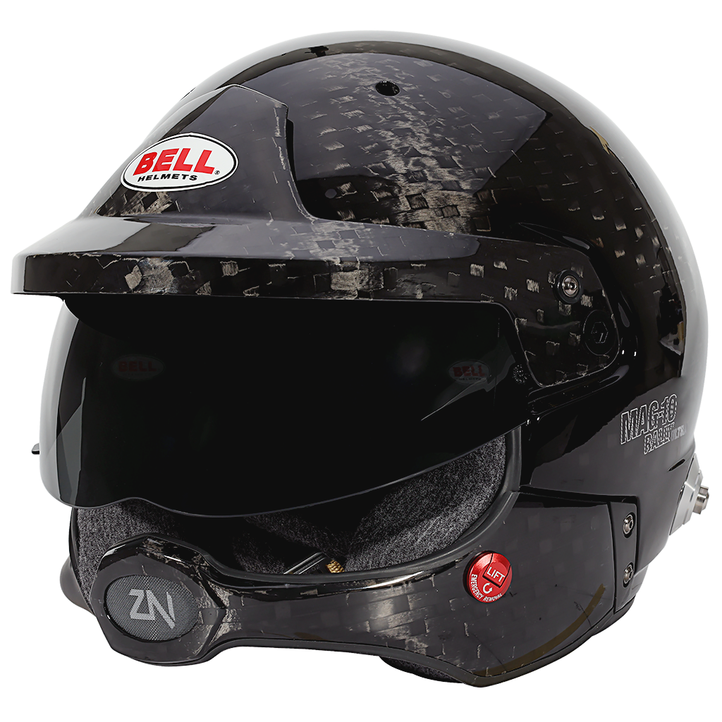 Bell MAG-10 ULTRA Rally carbon fiber helmet Snell SA2025 approved
