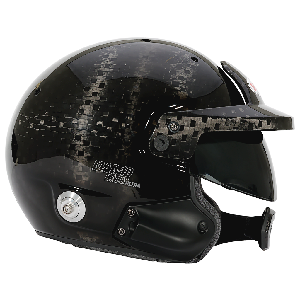 Bell MAG-10 ULTRA Rally Snell SA2025 open-face helmet with lightweight carbon shell