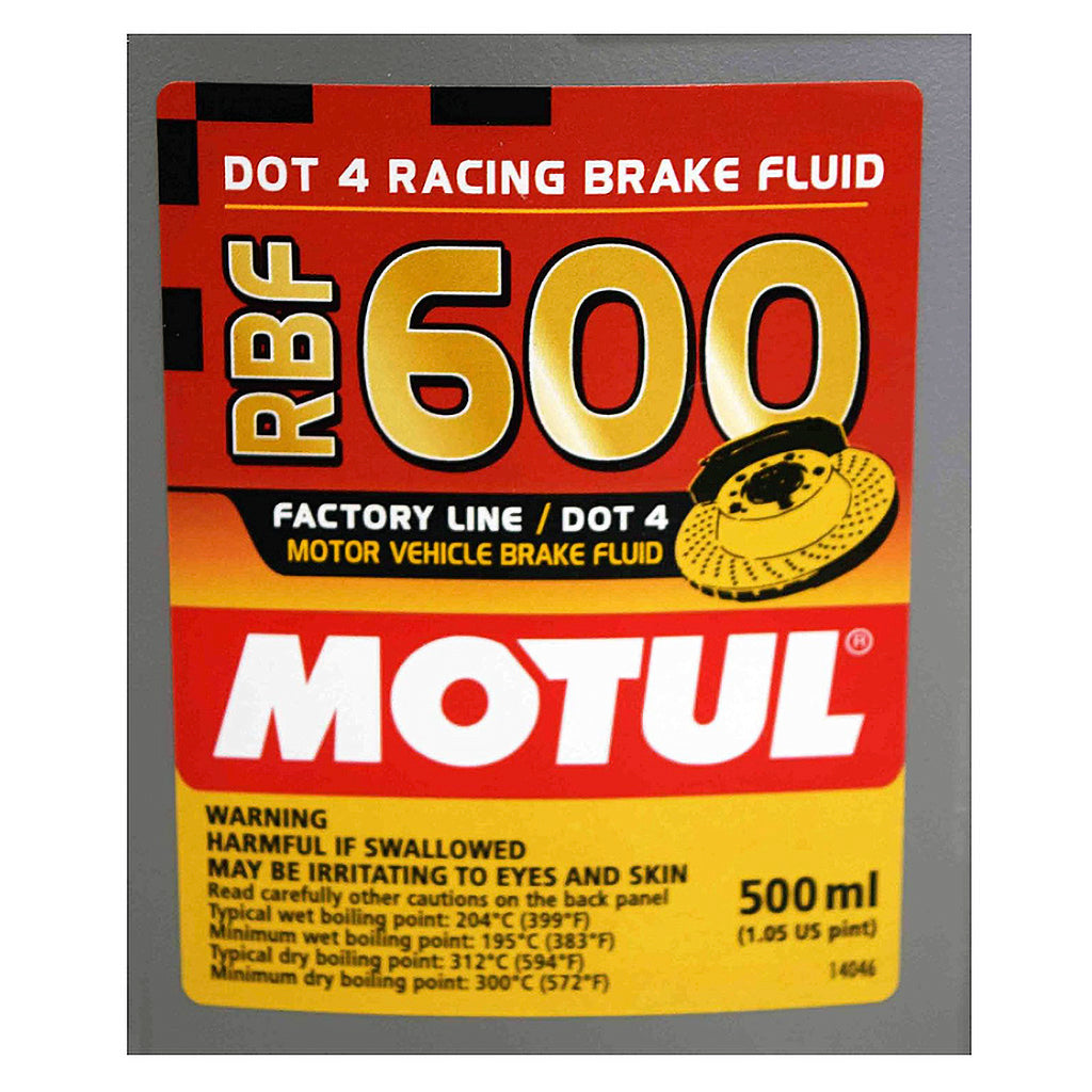 Motul RBF 600 Racing Brake Fluid (500 ml)