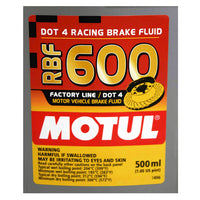 Thumbnail for Motul RBF 600 Racing Brake Fluid (500 ml)