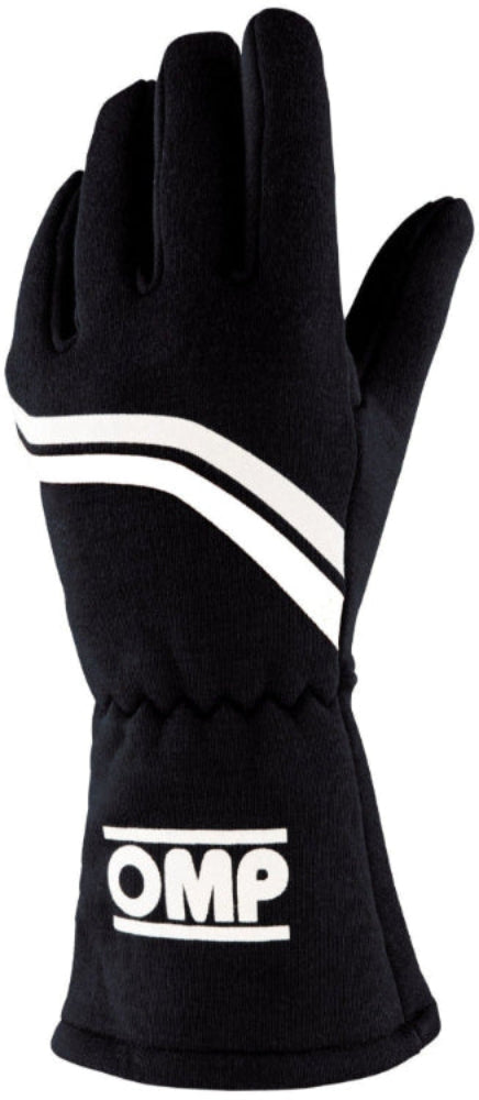 OMP-Dijon-Auto-Race-Glove-Black/White-Image