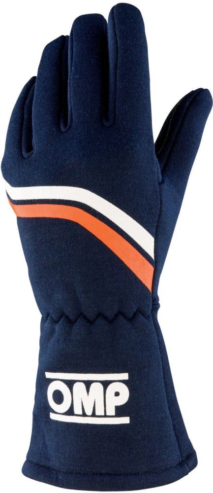 OMP-Dijon-Auto-Race-Glove-Blue/Orange-Image