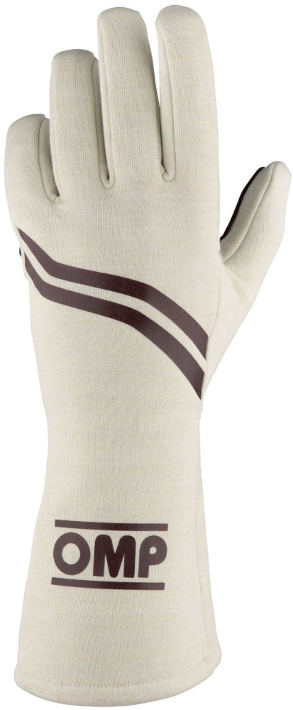 OMP-Dijon-Auto-Race-Glove-White/Black-Image