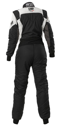 Thumbnail for OMP-First-Evo-Elle_Race-Suit-black_white-rear-Sale-discount-offer-low-price-cheap-value-compare-image