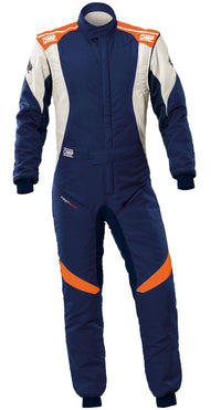 Thumbnail for OMP First Evo Race Suit Sale Navy Orange image