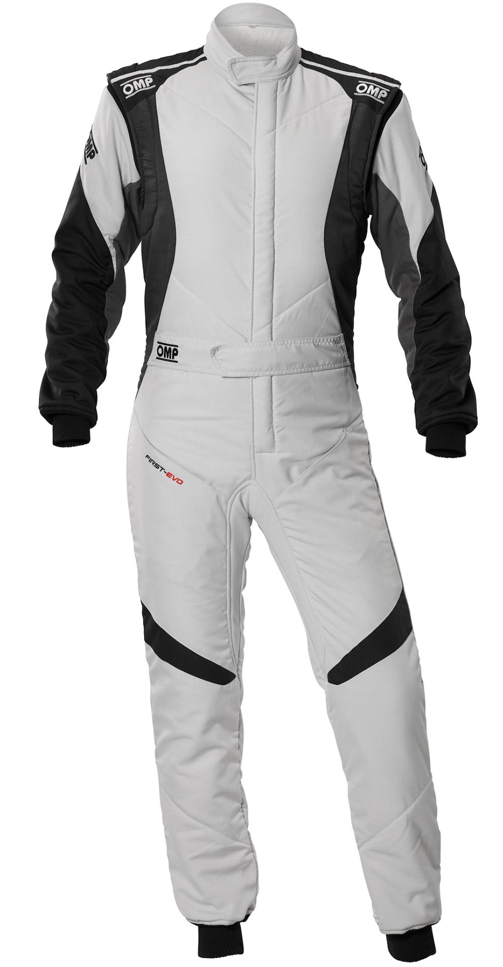 OMP-First-Evo_Race-Suit-Sale-Silver_Black-discount-offer-low-price-cheap-value-compare-image