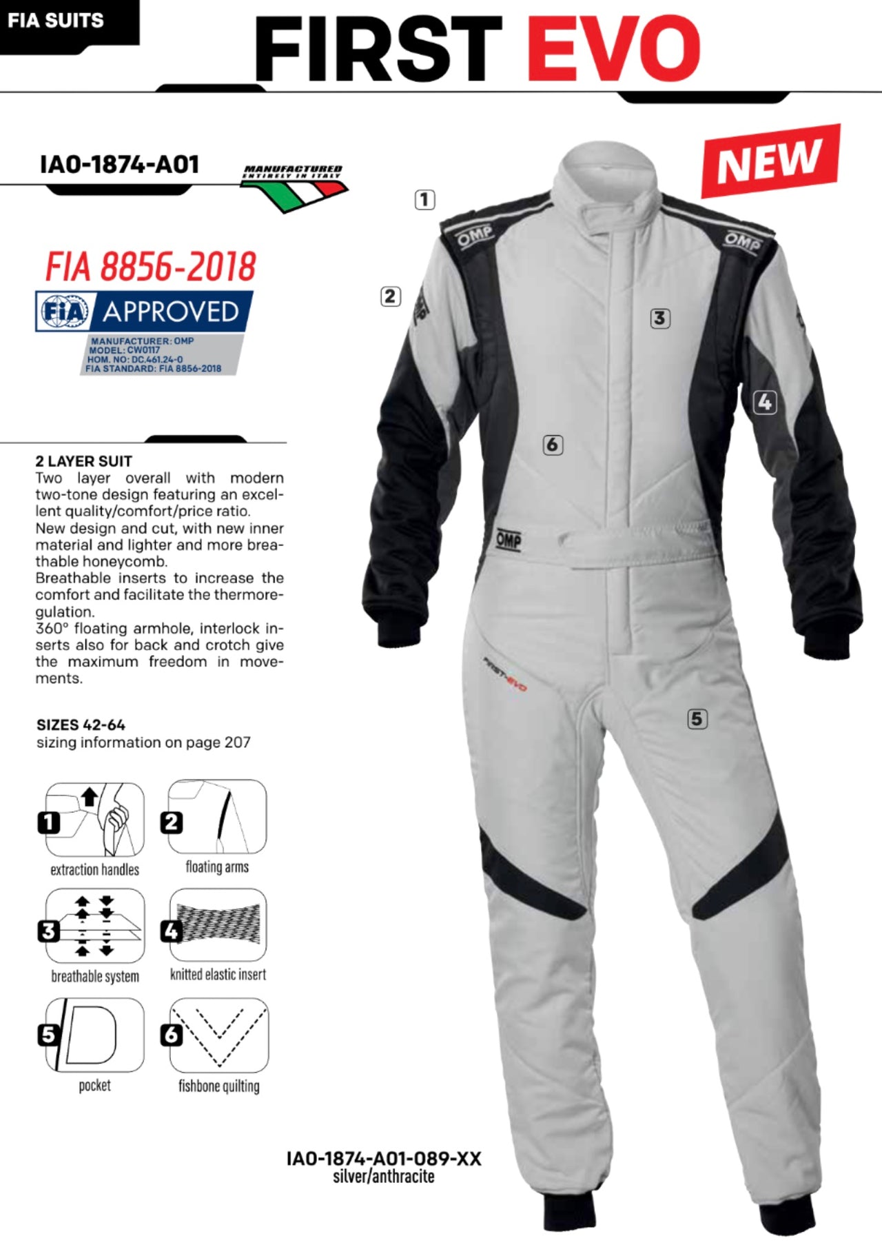 OMP-First-Evo_Race-Suit-Sale-main-discount-offer-low-price-cheap-value-compare-image