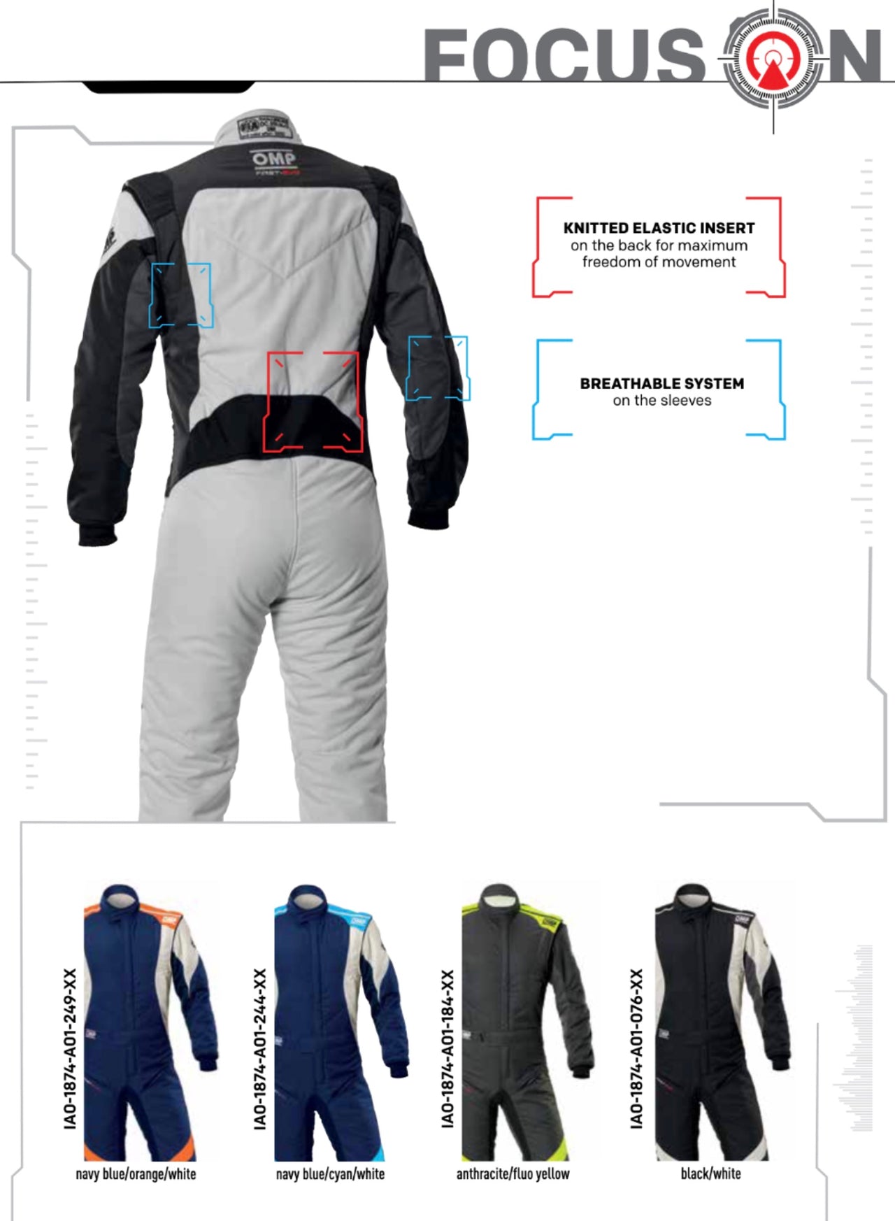 OMP-First-Evo_Race-Suit-Sale-main-rear-discount-offer-low-price-cheap-value-compare-image