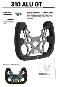 Thumbnail for Steering wheel with '310 ALU GT' information panel on a white background