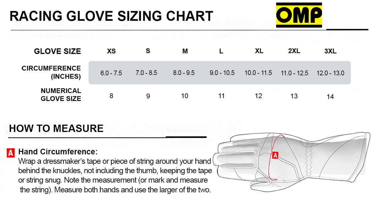 OMP KS-2 ART Kart Racing Gloves | CIK-FIA Level 2