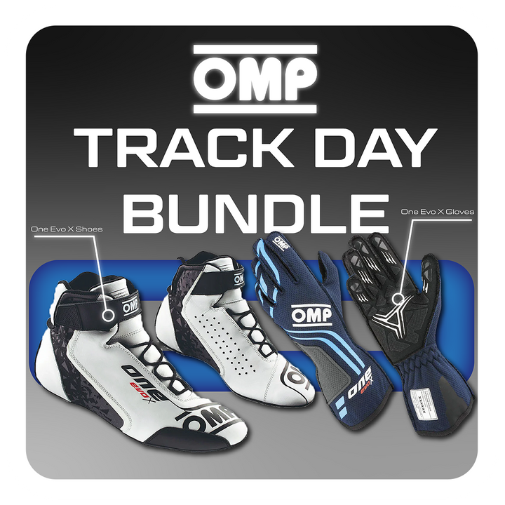 OMP HPDE Track Day Kit | One Evo X Gloves and Shoes @ CMS