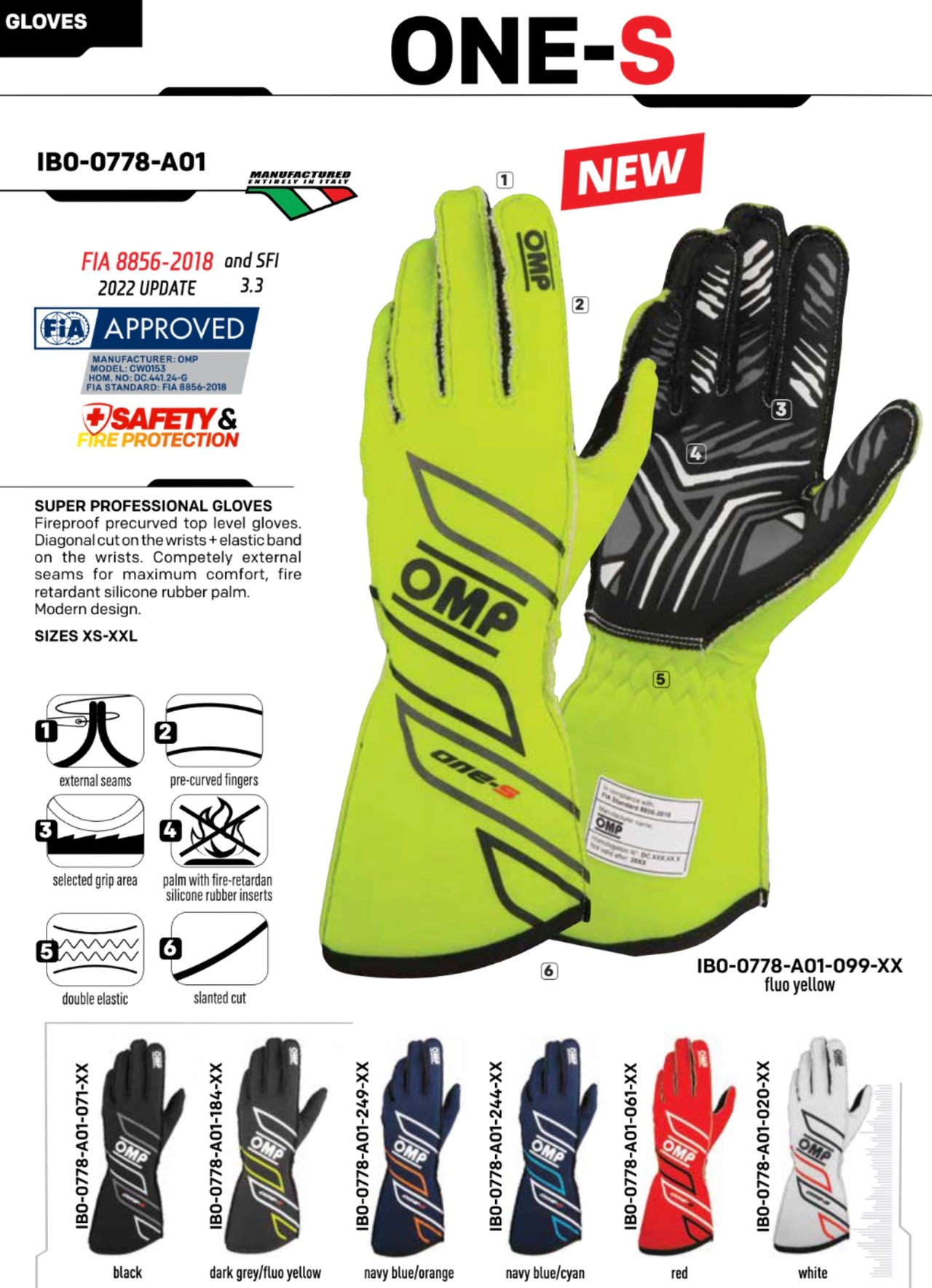 OMP-One-S-Race-Glove-Sale-Discount-Low-Price-Deal-Image