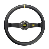 Thumbnail for OMP Rally Steering Wheel – 350mm Dished