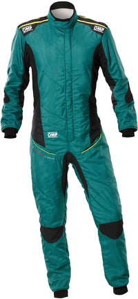 Thumbnail for OMP Super Light Race Suit Green Front Images