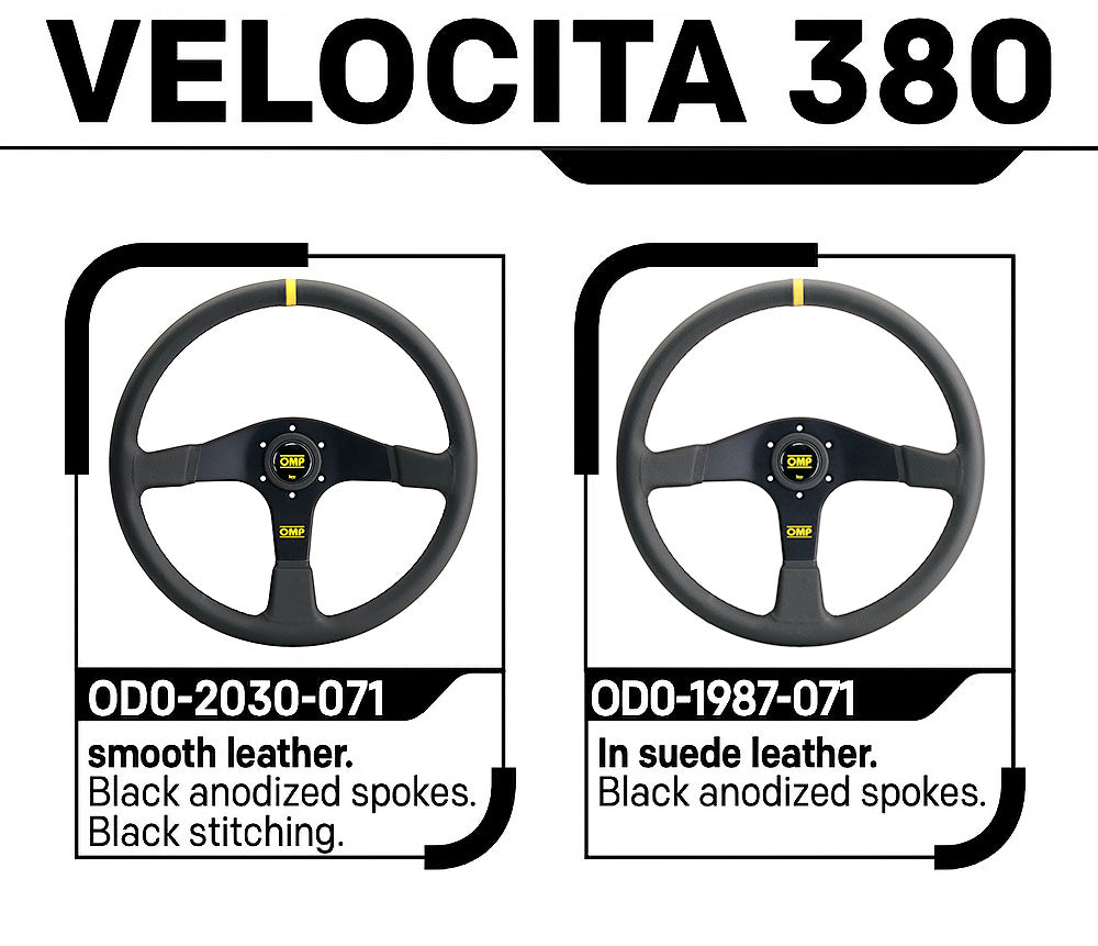 OMP Velocita 380 Steering Wheel