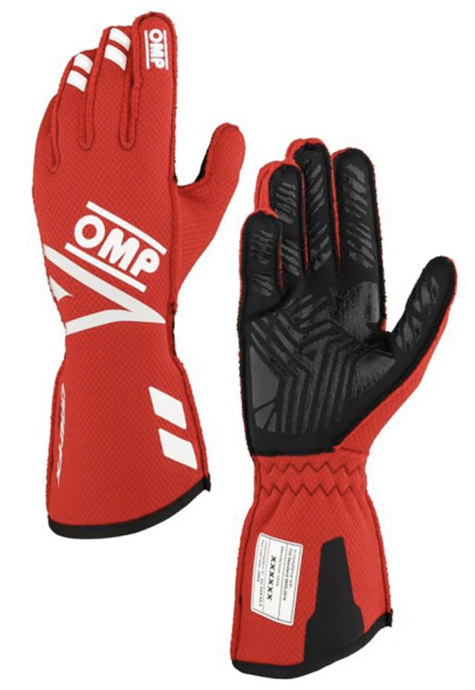 OMP Evo FX Auto Racing Glove RED IB0-0773-A01-061 Image