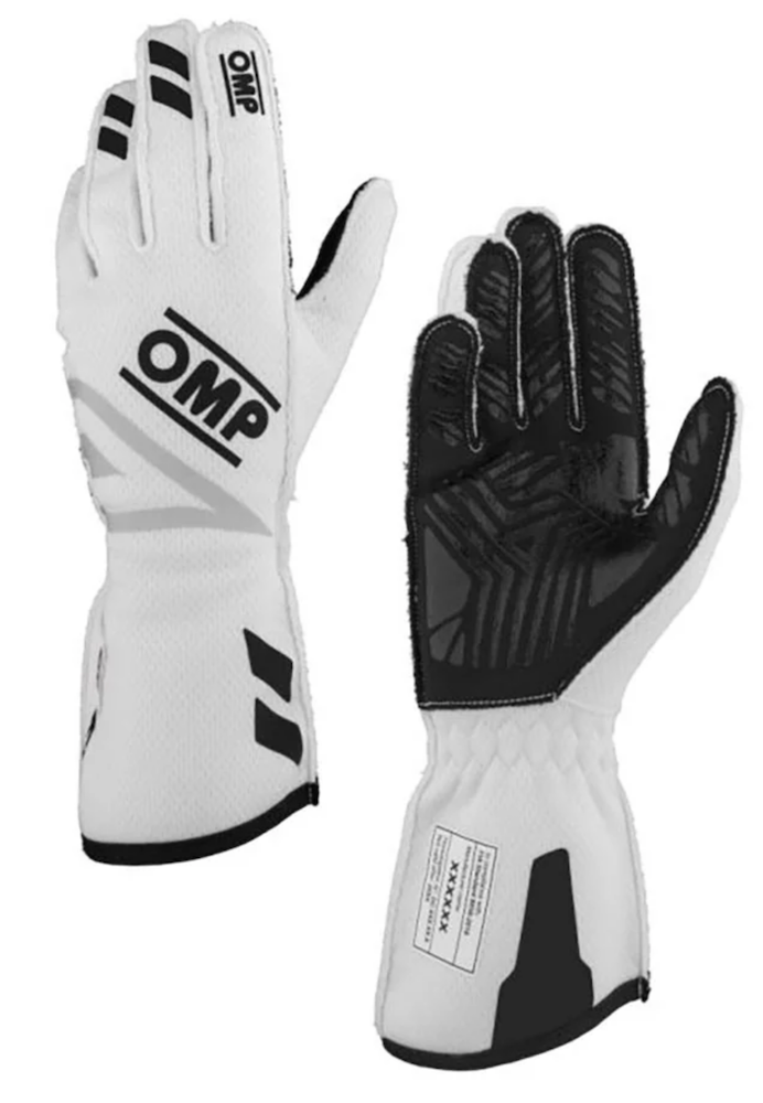 OMP Evo FX Auto Racing Glove White IB0-0773-A01-020 Image