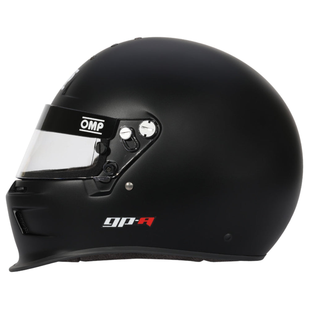 OMP GP-A Racing Helmet Black left image