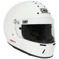 Thumbnail for OMP GT-EV Racing Helmet white angle image