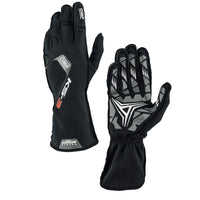 Thumbnail for OMP KS-3 Kart Racing Gloves Black Image