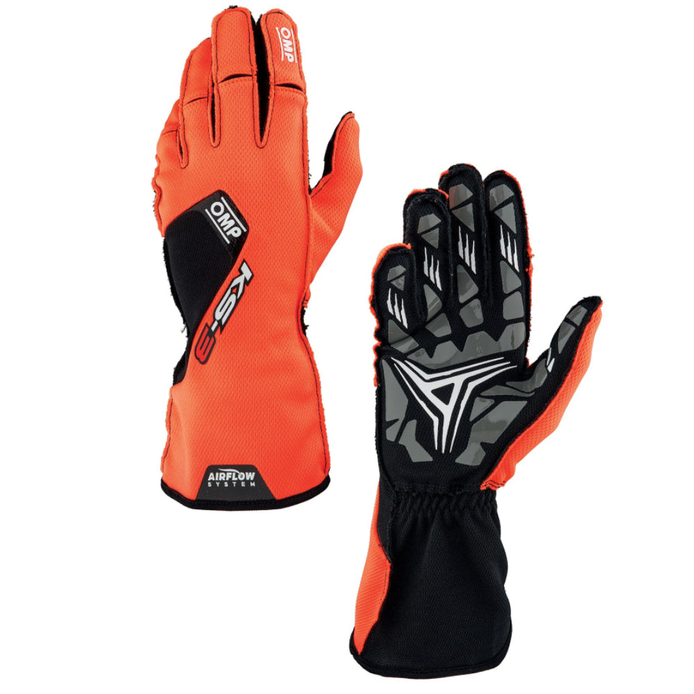 OMP KS-3 Kart Racing Gloves Orange Image