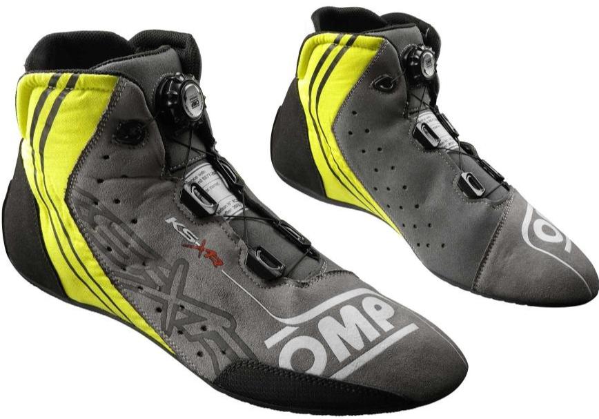 OMP_KS-XR_kart_raing_Shoe_Yellow_Image