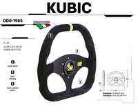Thumbnail for OMP Kubic racing steering wheel used by professional touring car drivers