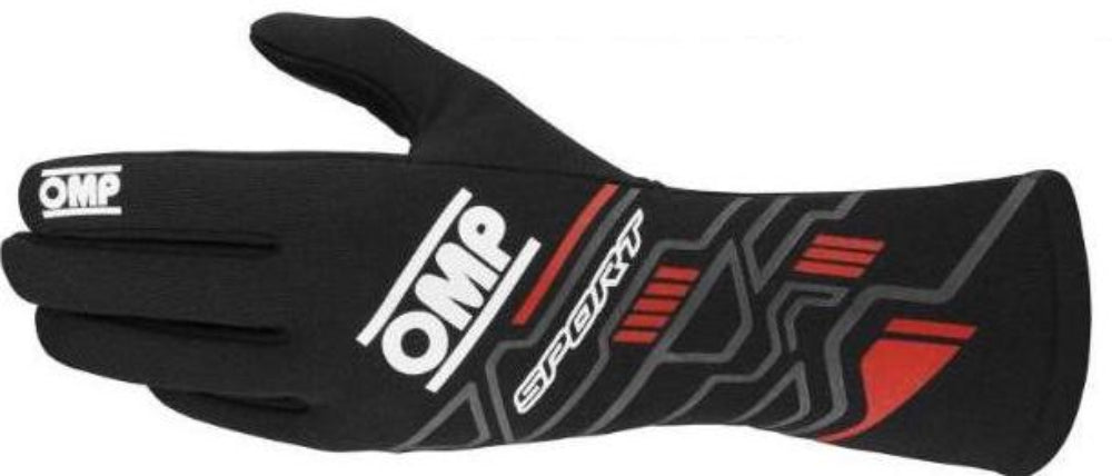 Red Omp OMP Sport Gloves in stock @ Competition Motorsport