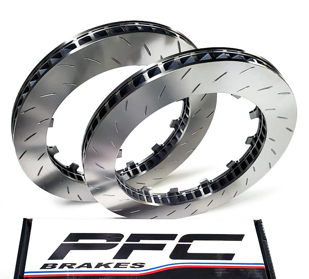 Lightweight PFC rotor rings engineered for superior heat management and braking performance