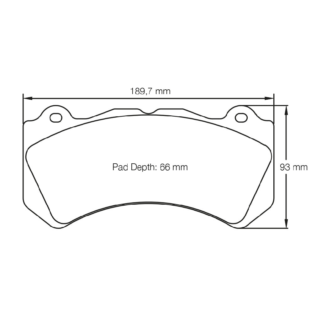 Pagid Racing Brake Pads 8081 (Front)