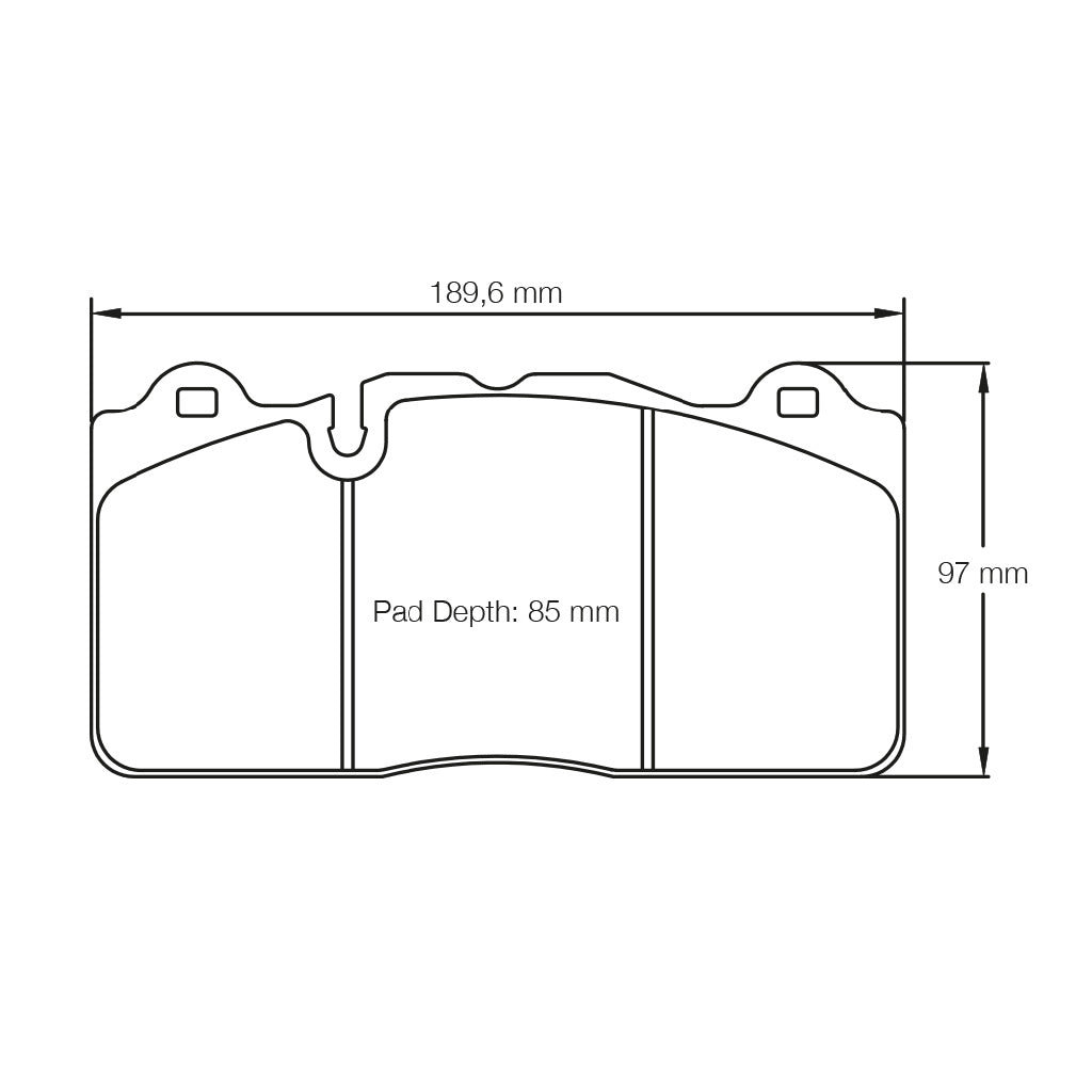 Pagid Racing Brake Pads 8091 (Front) | CCM Rotors