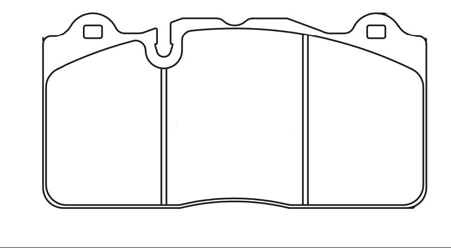 Pagid 8091 Brake Pad Technical drawing of a brake pad with dimensions labeled