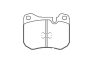 Thumbnail for Technical drawing of a Pagid 4703 brake pad with dimensions labeled