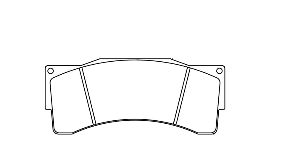 Pagid racing brakes pad shape 2557
