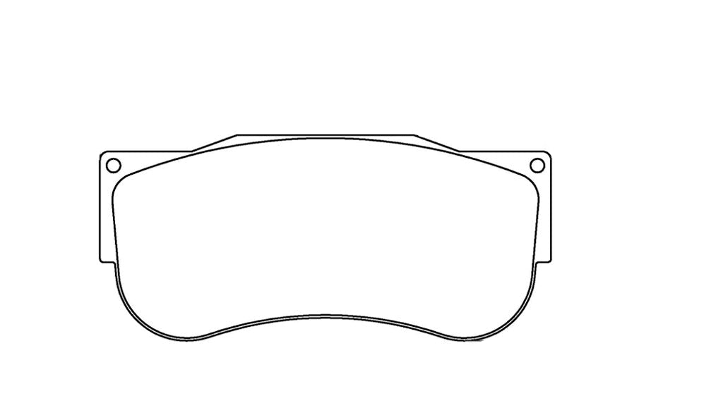 Pagid racing brakes pad shape 2566 image
