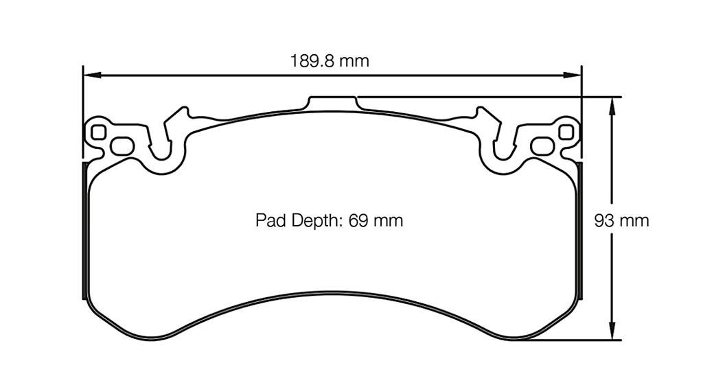 Pagid Racing Brake Pads No. 4937 (Front)