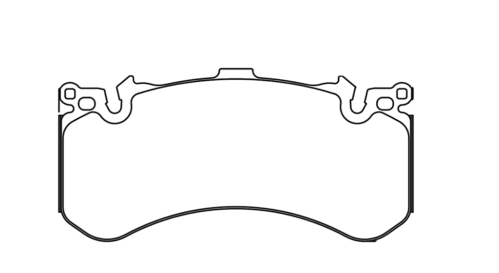 Technical drawing of a Pagid 4937 brake pad with dimensions labeled