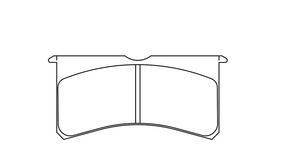 Pagid racing brakes pad shape 2205 Image