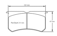 Thumbnail for Pagid Racing Brake Pads No. 2206 USA